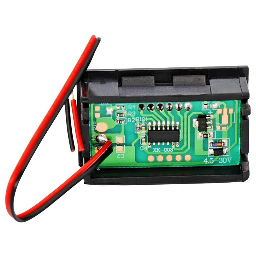 0.56 Inch Dc 0-100V Dijital 2 Telli Panel Tip Voltmetre-Kırmızı (Çok Al Az Öde İle %20'ye Varan İndirimli) - 3