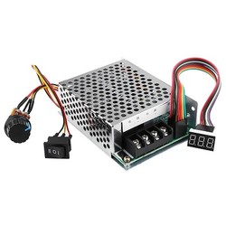 10V-55V 40A PWM Fırçalı DC Motor Sürücü (CW CCW Ters Haraket Anahtarlı ve LED Ekranlı) (Çok Al Az Öde İle %20'ye Varan İndirimli) - 
