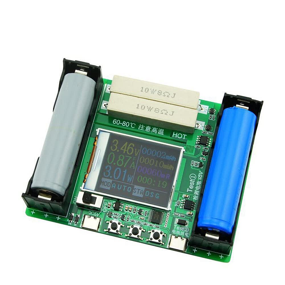 18650 LCD Dijital Lityum Pil Kapasitesi Ölçüm Test Cihazı Modülü (Çok Al Az Öde İle %20'ye Varan İndirimli) - 