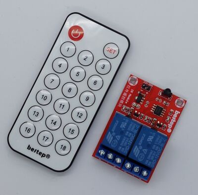 2 Kanal IR Kumandalı Röle Kartı 12 Volt (Çok Al Az Öde İle %30'a Varan İndirimli) - 1