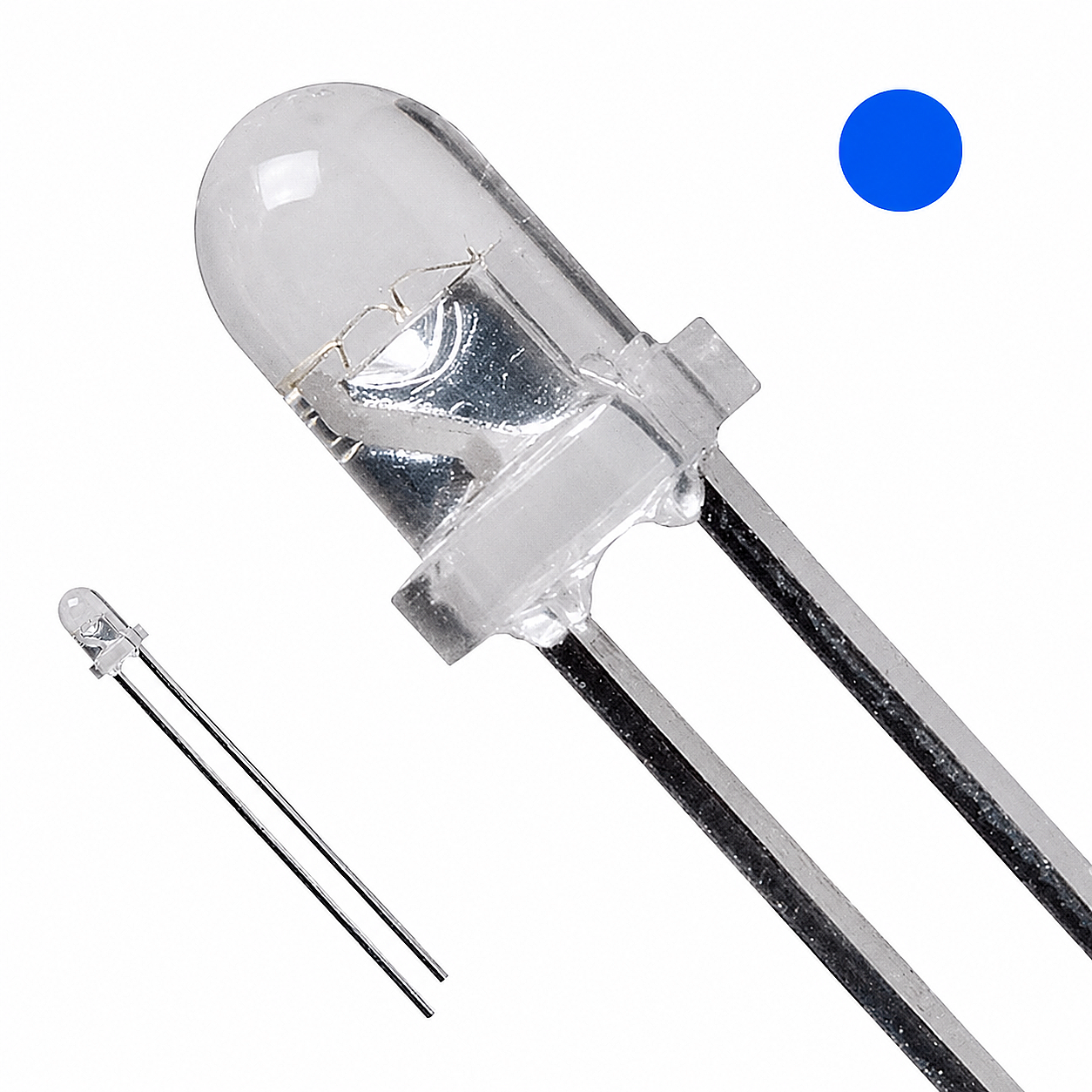 3MM Şeffaf Mavi Led (Çok Al Az Öde İle %20'ye Varan İndirimli) - 1