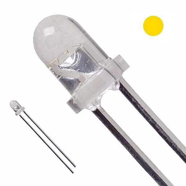 3MM Şeffaf Sarı Led (Çok Al Az Öde İle %20'ye Varan İndirimli) - 1