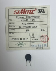 3R NTC 10MM 3D2-10 LCS - Semitec