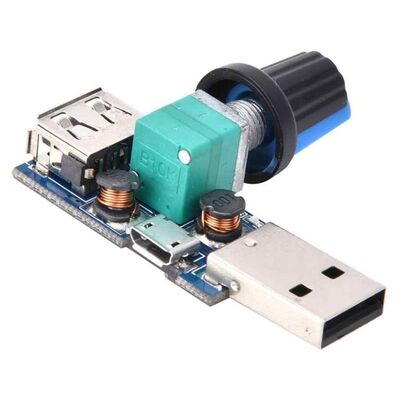 4-12V'dan 2.5-8V'e DC 5W USB Fan Hız Kontrol Sürücüsü Regülatör Modülü (Çok Al Az Öde İle %20'ye Varan İndirimli) - 1