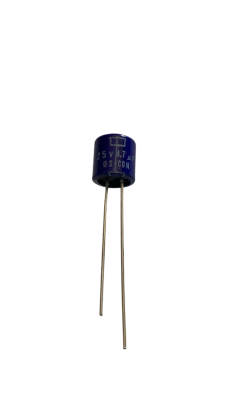 4.7UF 25V 6.3X6.3 ELEKTROLİTİK KONDANSATÖR - NIPPON - 1
