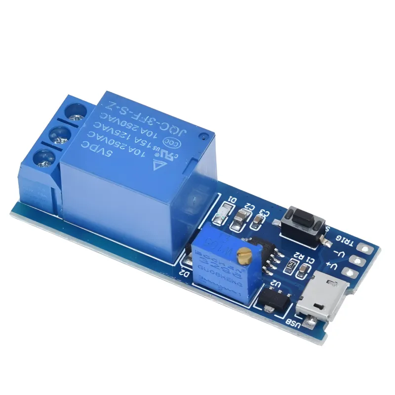 5-30V Zaman Ayarlı Röle Kartı Micro Usb Girişli (Çok Al Az Öde İle %20'ye Varan İndirimli) - 1