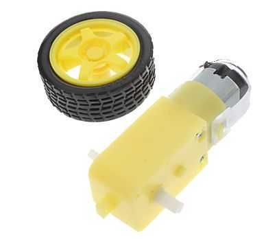 6V 250 Rpm Motor ve Tekerlek Seti (Çok Al Az Öde İle %30'a Varan İndirimli) - 1