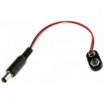 9V-DC Barrel Dönüştürücü Kablo - 9V to DC Barrel Adapter (Çok Al Az Öde İle %20'ye Varan İndirimli) - 1