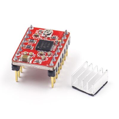 A4988 Step Motor Sürücü Kartı (Kırmızı PCB) (Çok Al Az Öde İle %20'ye Varan İndirimli) - 1