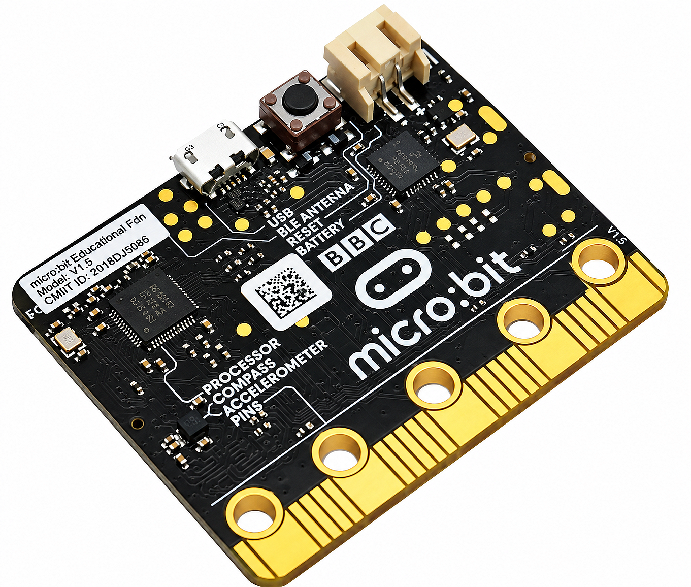 BBC micro:bit V1.5 Geliştirme Kartı – LED Matrisli Programlanabilir Eğitim Kartı (Çok Al Az Öde İle %20'ye Varan İndirimli) - 1