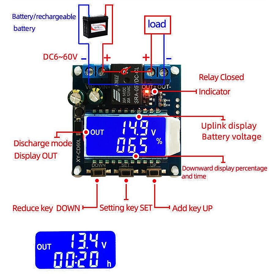 CD60L Güneş Pili Şarj Modülü - Pil Şarj Deşarj Kontrol Kartı (Çok Al Az Öde İle %20'ye Varan İndirimli) - 5