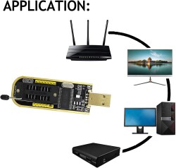 CH341A 24 25 Serisi EEPROM Flash BIOS USB Programlayıcı + SOIC8 SOP8 Test Klipsi EEPROM 93CXX/25CXX/24CXX (Çok Al Az Öde İle %20'ye Varan İndirimli) - 2
