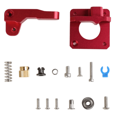 Creality CR-10 Serisi Kırmızı Metal Extruder Seti - 1