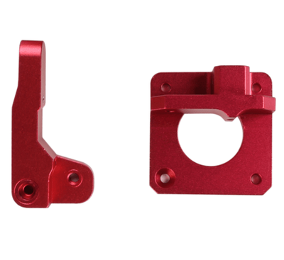Creality CR-10 Serisi Kırmızı Metal Extruder Seti - 2