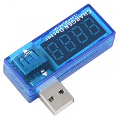 Dijital USB Akım ve Voltaj Ölçme Aparatı (Çok Al Az Öde İle %20'ye Varan İndirimli) - 1