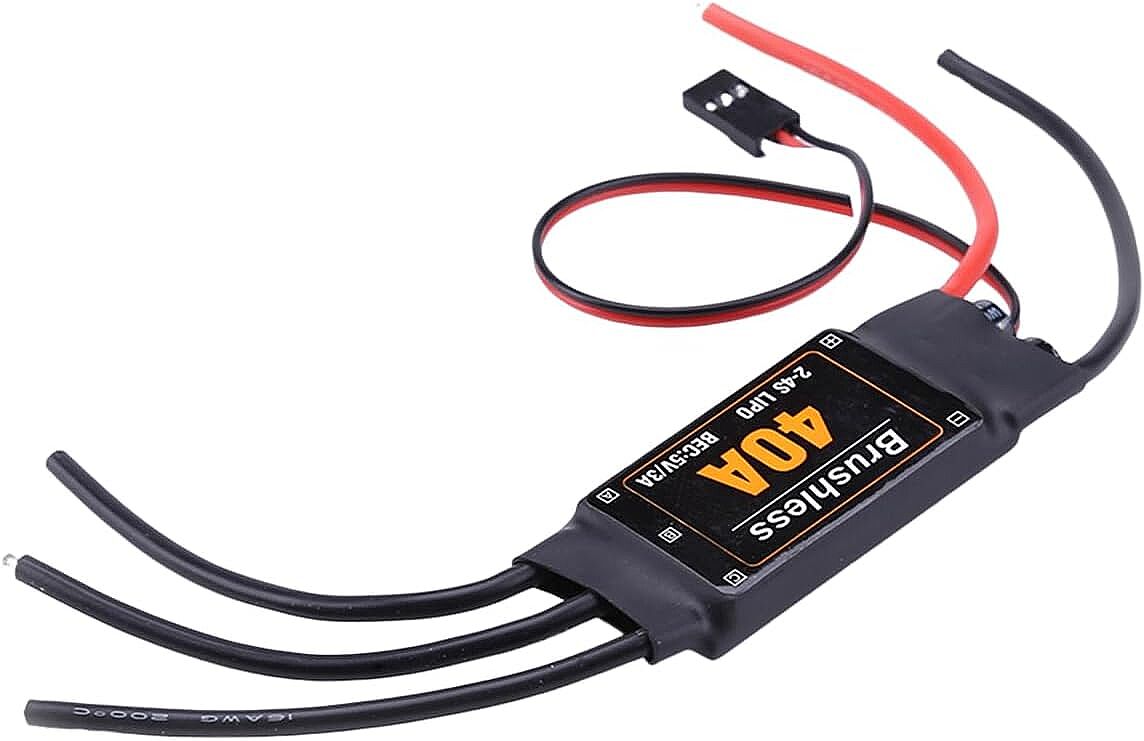 Drone ESC Brushless 40A Fırçasız Motor Hız Kontrol Sürücüsü - 2-4S Li/po Uyumlu Bullet Konnektör (Çok Al Az Öde İle %20'ye Varan İndirimli) - 1
