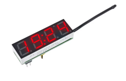 DS3231SN DC 5V 12V 24V Dijital Kırmızı LED Saat Sıcaklık Termometre Gerilim Göstergesi (Çok Al Az Öde İle %20'ye Varan İndirimli) - 
