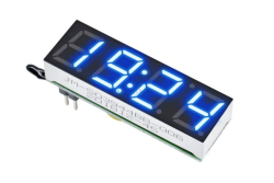 DS3231SN DC 5V 12V 24V Dijital Mavi LED Saat Sıcaklık Termometre Gerilim Göstergesi (Çok Al Az Öde İle %20'ye Varan İndirimli) - 