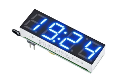 DS3231SN DC 5V 12V 24V Dijital Mavi LED Saat Sıcaklık Termometre Gerilim Göstergesi (Çok Al Az Öde İle %20'ye Varan İndirimli) - 1