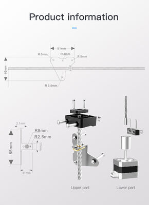 Dual Screw Rod Upgrade Kit Double Screw - 4