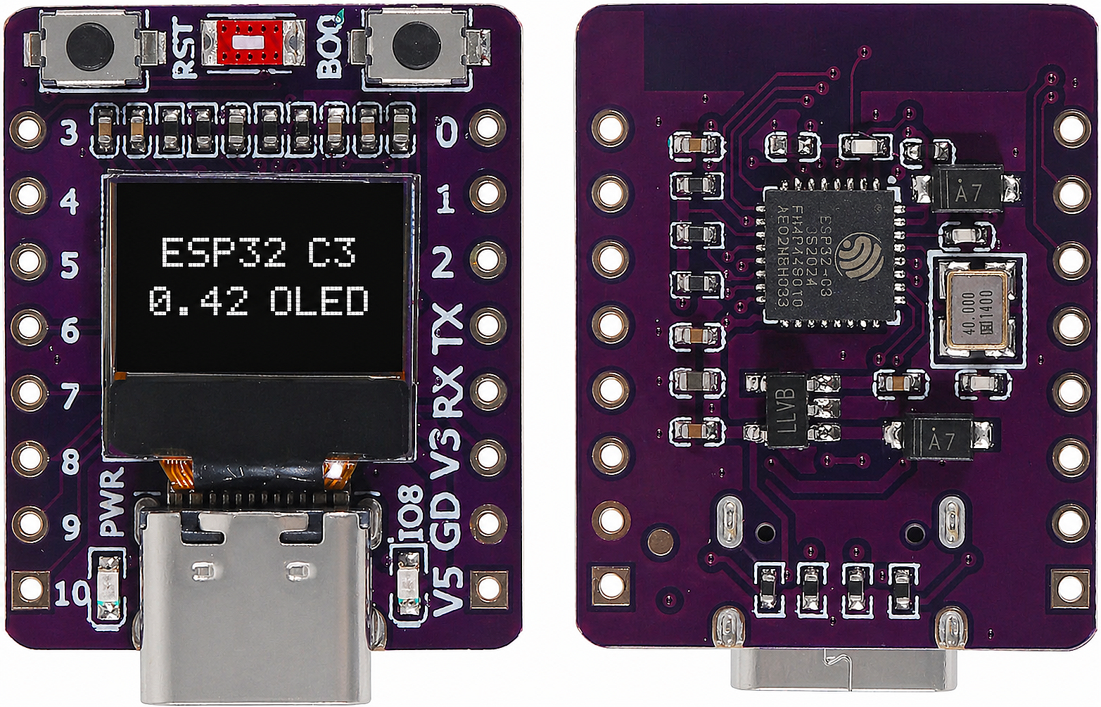 ESP32-C3 0.42 İnç OLED Modülü Wifi+Bluetooth ESP32 Geliştirme Kartı (Çok Al Az Öde İle %20'ye Varan İndirimli) - 5