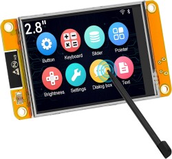 ESP32 Geliştirme Kartı 2.8 inç 240x320 Akıllı Dokunmatik TFT LCD Modül | LVGL WiFi Bluetooth WROOM Arduino Uyumlu (Çok Al Az Öde İle %30'a Varan İndirimli) - 