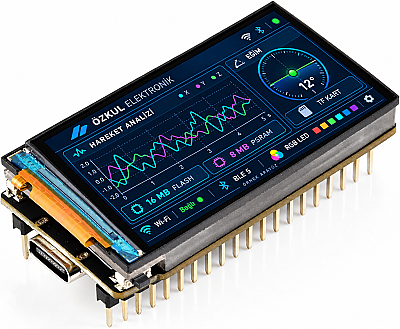 WAVESHARE - ESP32-S3 1.9'' LCD 170x320 Waveshare Wi-Fi Bluetooth Geliştirme Kartı - WaveShare