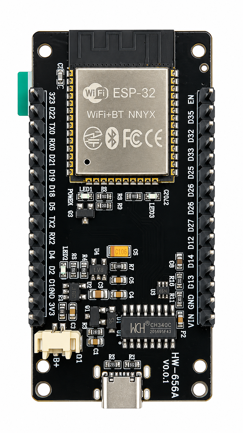 ESP32-WROOM-32 1.9 İnç 170x320 IPS LCD Ekranlı WiFi Bluetooth Geliştirme Kartı – USB Type-C, CH340 (Çok Al Az Öde İle %20'ye Varan İndirimli) - 2