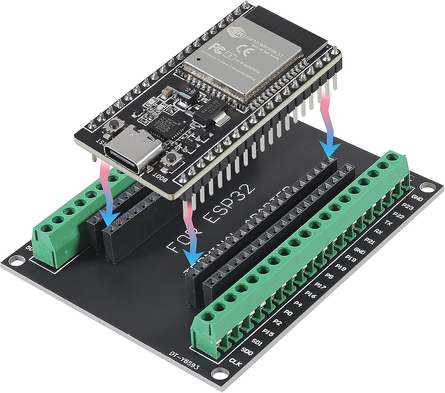 ESP32S 38 Pin Klemens Shield (Çok Al Az Öde İle %20'ye Varan İndirimli) - 4