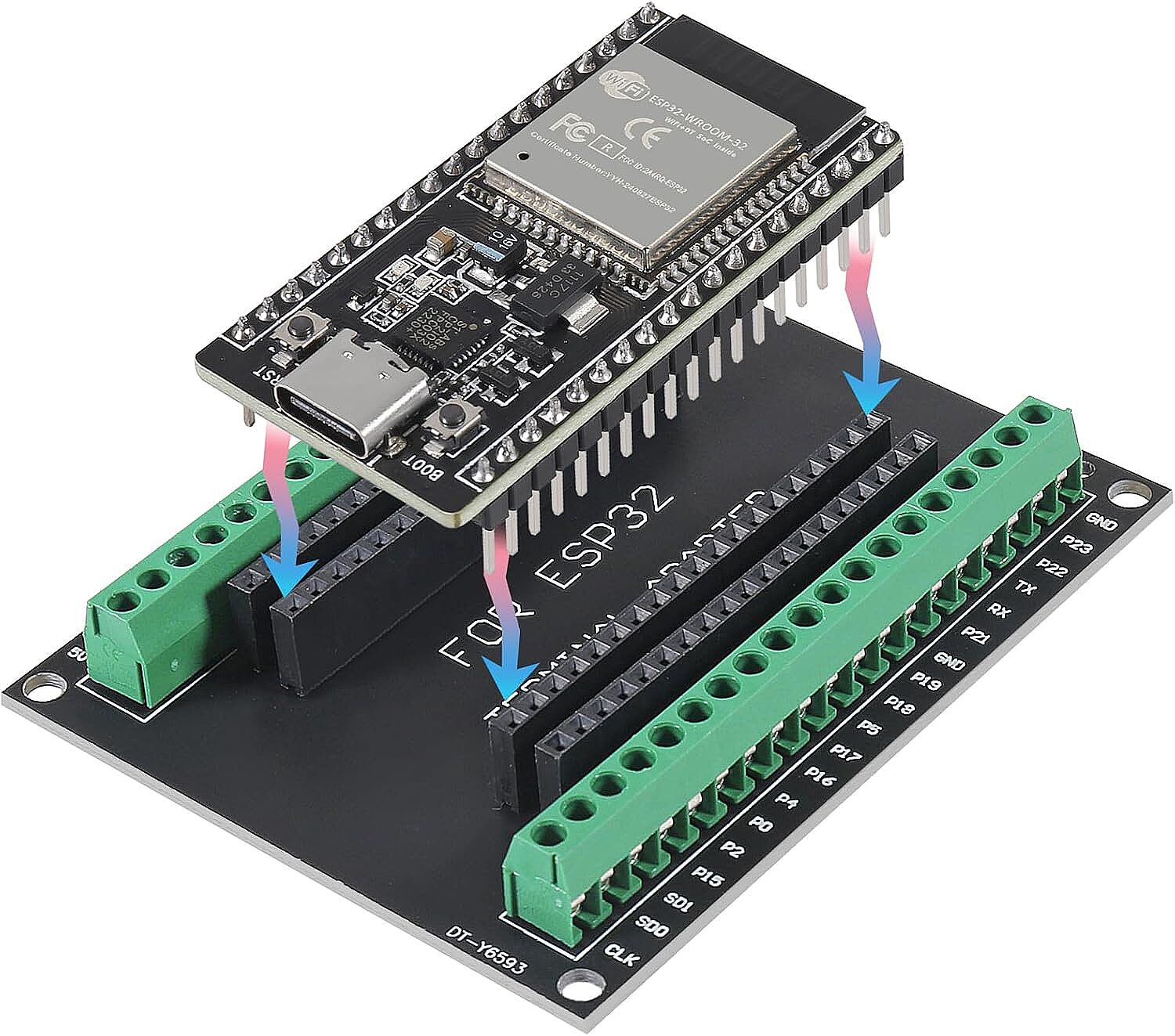 ESP32S 38 Pin Klemens Shield (Çok Al Az Öde İle %20'ye Varan İndirimli) - 4