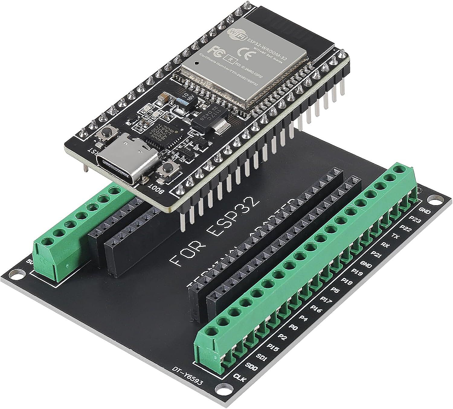 ESP32S 38 Pin Klemens Shield (Çok Al Az Öde İle %20'ye Varan İndirimli) - 1