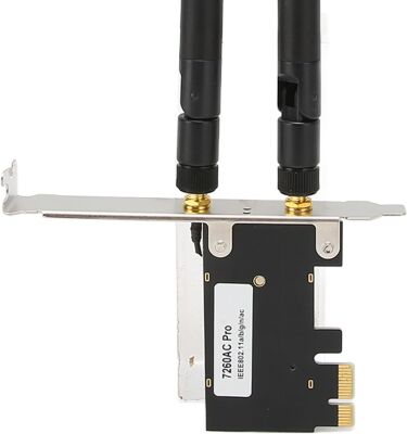 FENVI WiFi 5 AC1200 PCI-E Kablosuz Adaptör Çift Bant (2.4/5GHz) Bluetooth 4.0 Destekli Ağ Kartı - Masaüstü Bilgisayarlar için (Windows 7/8/10/11 Uyumlu) (Çok Al Az Öde İle %20'ye Varan İndirimli) - 4