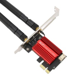 FENVI WiFi 5 AC1200 PCI-E Kablosuz Adaptör Çift Bant (2.4/5GHz) Bluetooth 4.0 Destekli Ağ Kartı - Masaüstü Bilgisayarlar için (Windows 7/8/10/11 Uyumlu) (Çok Al Az Öde İle %20'ye Varan İndirimli) - 3
