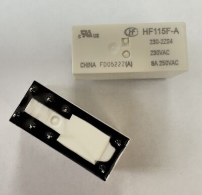 HF115F-A-230-2ZS4 230VAC 8A 8P Çift Kontak Röle (Çok Al Az Öde İle %20'ye Varan İndirimli) - 1