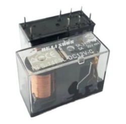 HLS-14F2L-DC12V-C 16A 8 Pin Tek Kontak Röle - Helishun