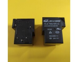 HLS-T90(15F)-DC24V-C 30 Amper T Röle 6 Pin - Helishun