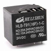HLS-T91(16F)-1-C 24VDC 30A 24V 5 PİNLİ RÖLE - 1