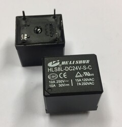 HLS8L-T73 DC24V-S-C 10 Amper Minyonspot 5 Pinli - Helishun