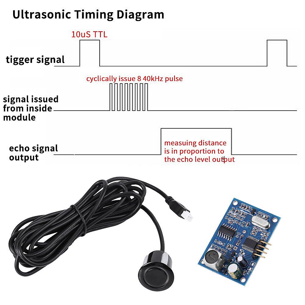 JSN-SR04T Su Geçirmez Ultrasonic Mesafe Ölçer Sensörü (Çok Al Az Öde İle %20'ye Varan İndirimli) - 6