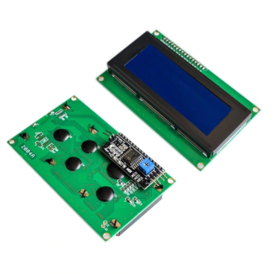LCD2004A 20x4 Haberleşmeli ara yüz kartlı IIC/I2C Mavi Işıklı (Çok Al Az Öde İle %30'a Varan İndirimli) - 1