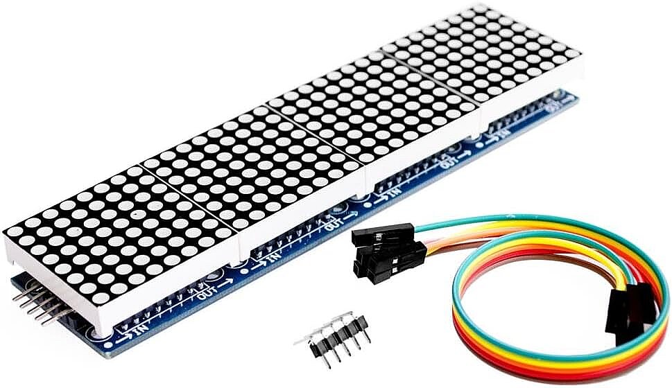 Max7219 4'lü 8x8 Dot Matrix Modülü - Kırmızı (Çok Al Az Öde İle %20'ye Varan İndirimli) - 