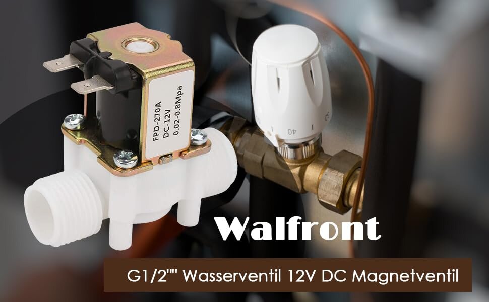 1/2 İnç 12V DC NC Su Solenoid Valfi – Otomatik Su Akış Kontrol Vanası (Çok Al Az Öde İle %20'ye Varan İndirimli) - 7