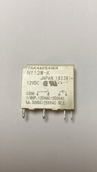 NY12W-K 12V 5A YASSI TEK KONTAK SLİM RÖLE - Takamisawa