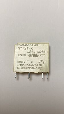 NY12W-K 12V 5A YASSI TEK KONTAK SLİM RÖLE - 1