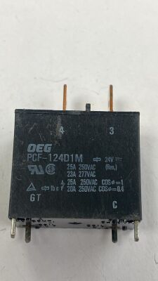 PCF-124D1M 24VDC 25A PCB RÖLE - OEG - 1