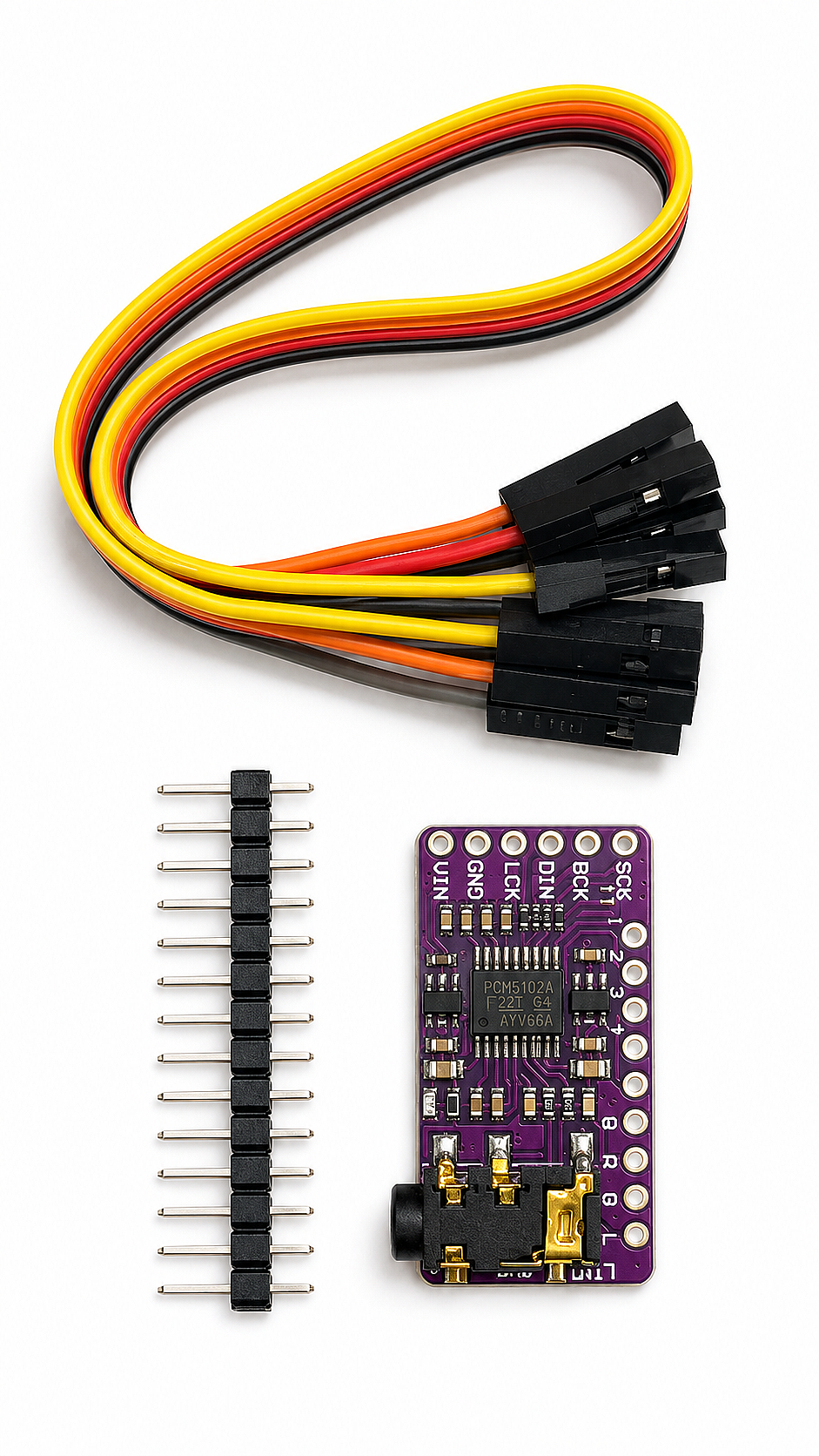 PCM5102A I2S DAC Dekoder Modülü - Stereo Ses Çıkış Kartı (Çok Al Az Öde İle %20'ye Varan İndirimli) - 1