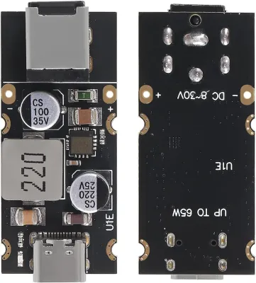 Pd65w Type-C USB Qc3.0 5V 9V 12V 20V Hızlı Şarj Modülü – 2.5x5.5 Jack (Çok Al Az Öde İle %20'ye Varan İndirimli) - 2