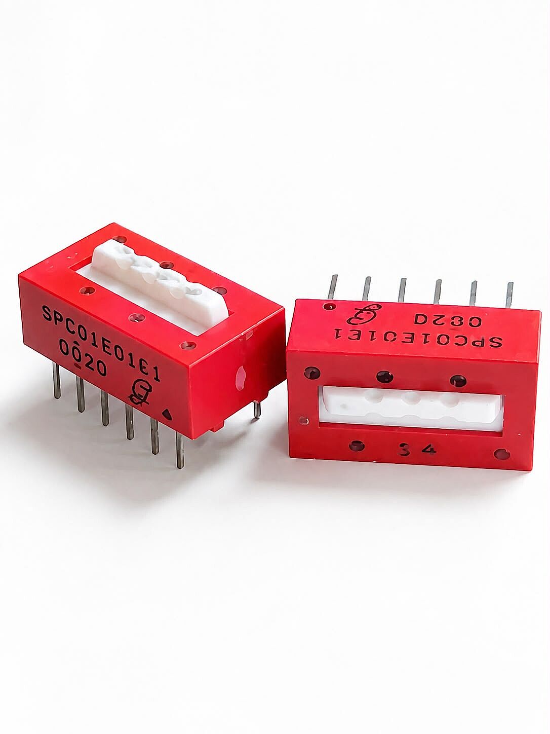 SPC01E01E1 4'lü Sürgülü DIP Switch Anahtar 12 Pin PCB Tipi - 1