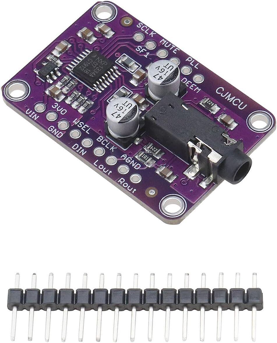 UDA1334A I2S Stereo DAC Dekoder Modülü - 3.5mm Ses Çıkışlı (Çok Al Az Öde İle %20'ye Varan İndirimli) - 1