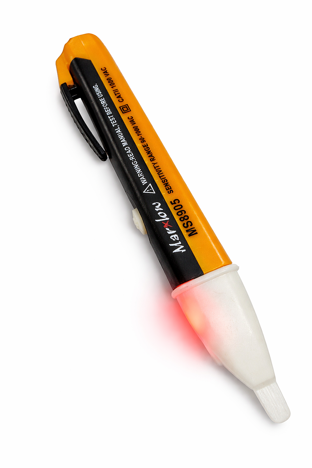 MS-8905 90-1000VAC Temassız Işıklı Sesli Faz Kontrol Kalemi - Voltaj Dedektörü (Çok Al Az Öde İle %20'ye Varan İndirimli) - 2